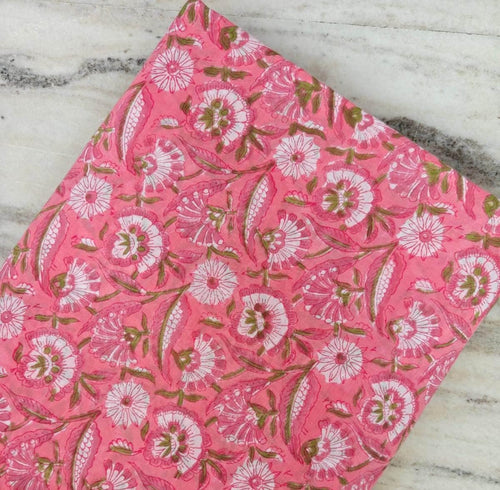 Beautiful Hand Block Print Fabric, 100% Cotton Quilting Fabric By The Yard, Fabric For Dress Making, Loose Running Fabric, Napkin Fabric
