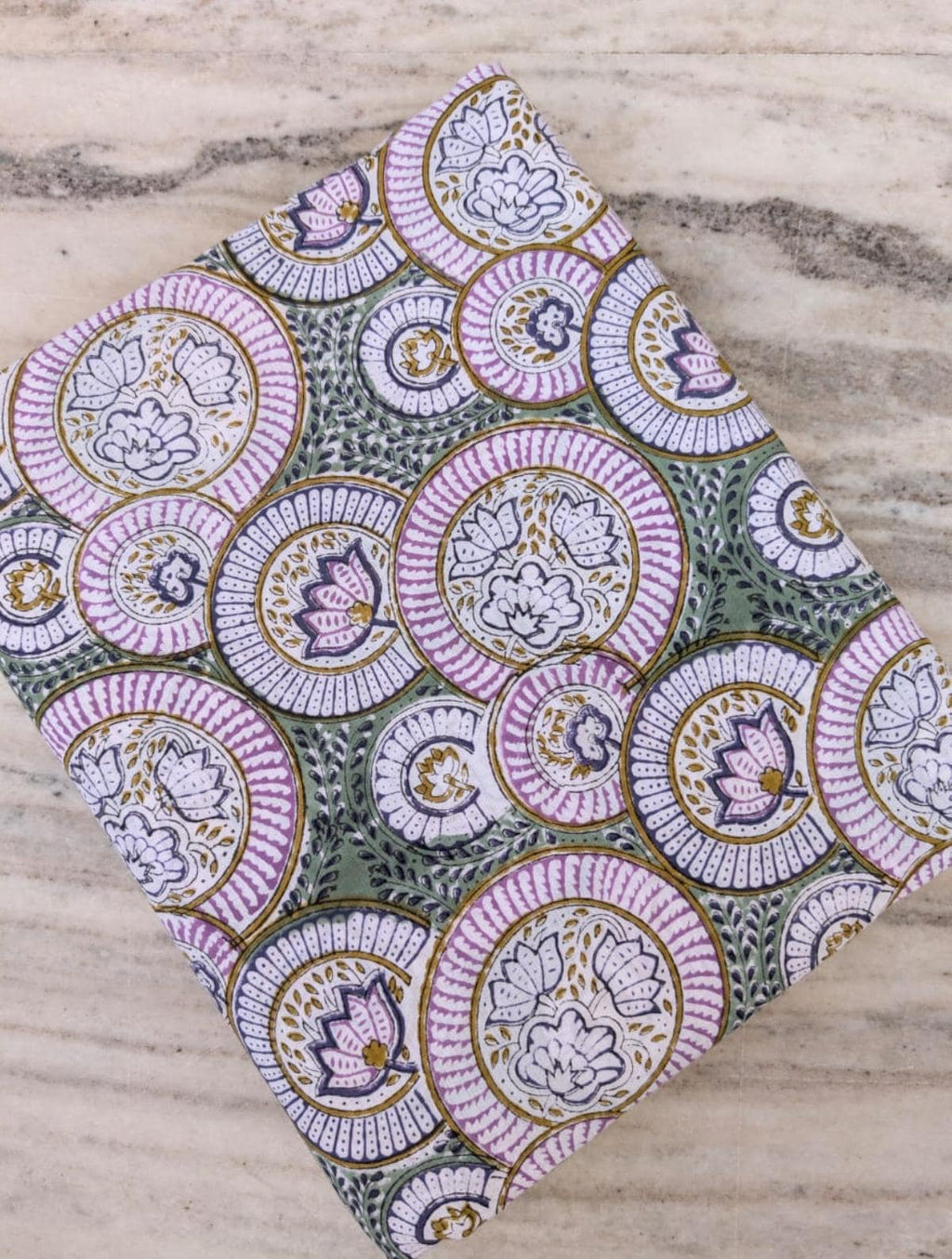 Beautiful Multi Color Indian Hand Block Print Fabric, Floral 100% Cotton Quilting Fabric By The Yard, Chakra Design Fabric Dress Making