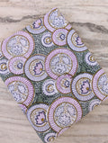 Beautiful Multi Color Indian Hand Block Print Fabric, Floral 100% Cotton Quilting Fabric By The Yard, Chakra Design Fabric Dress Making