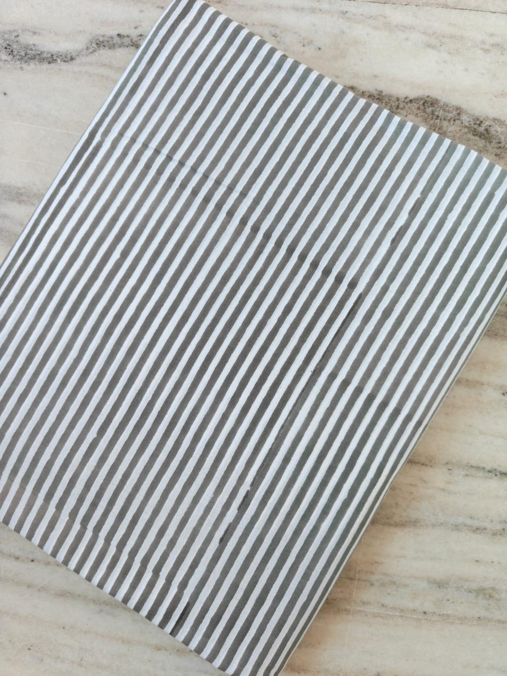Gray White Stripe Cotton Fabric by Yard, Thin Striped Fabric, Modern Cotton Fabric, Quilting Sewing Fabric, Apparel Fabric, Craft Fabric