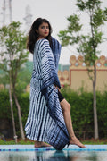Tie Dye Rayon Kaftan: Plus Size Resort Gown