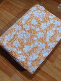 Indian Hand Block Print Fabric, Floral 100% Cotton Quilting Fabric By The Yard, Fabric For Dress Making, Loose Running Fabric, Napkin Fabric