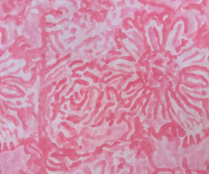 Pink Floral Cotton Fabric, Soft Rose Print Fabric, Botanical Pattern Cotton, Quilting Sewing Fabric, Dressmaking & Craft, Home Decor Napkins