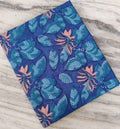 Hand Block Print Cotton Fabric: Floral Quilting Fabric By The Yard