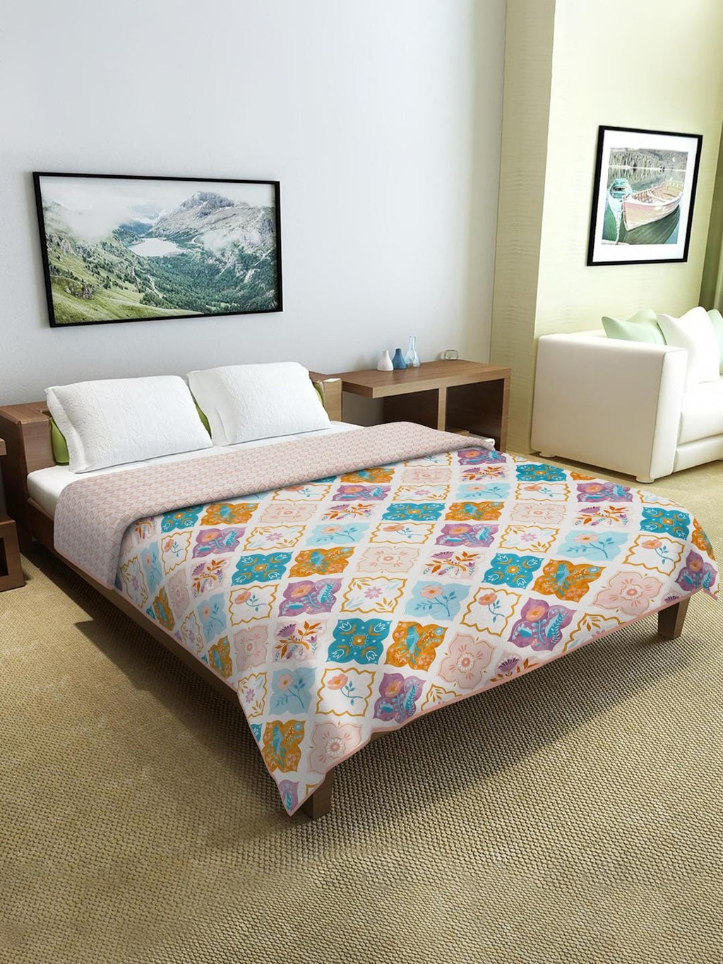 100% Cotton Dohar, Summer Dohar, Ultra-Soft Cotton Dohar for a Perfect Night's Sleep, Handicraft Cotton Dohar, Christmas Dohar. Dohar Set