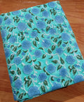 Indian Hand Block Print Fabric, Floral 100% Cotton Quilting Fabric By The Yard, Fabric For Dress Making, Loose Running Fabric, Napkin Fabric