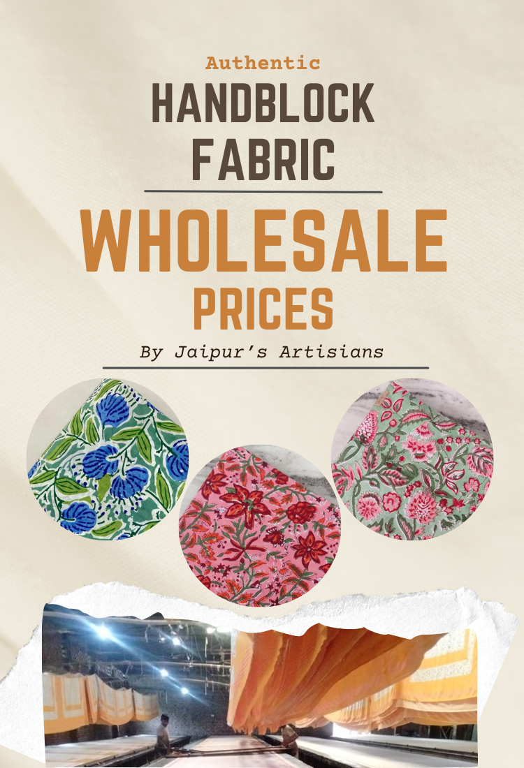 Handblock Fabric Wholesale