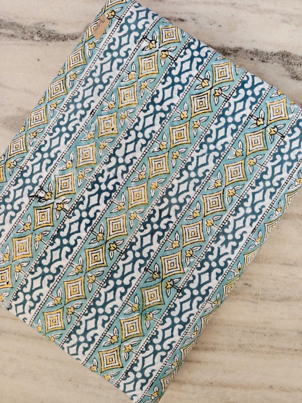 Floral Cotton Fabric, Green Floral Block Print Fabric, Indian Hand Printed Fabric by the Yard, Cotton Fabric, Table Cover Fabric, Napkins