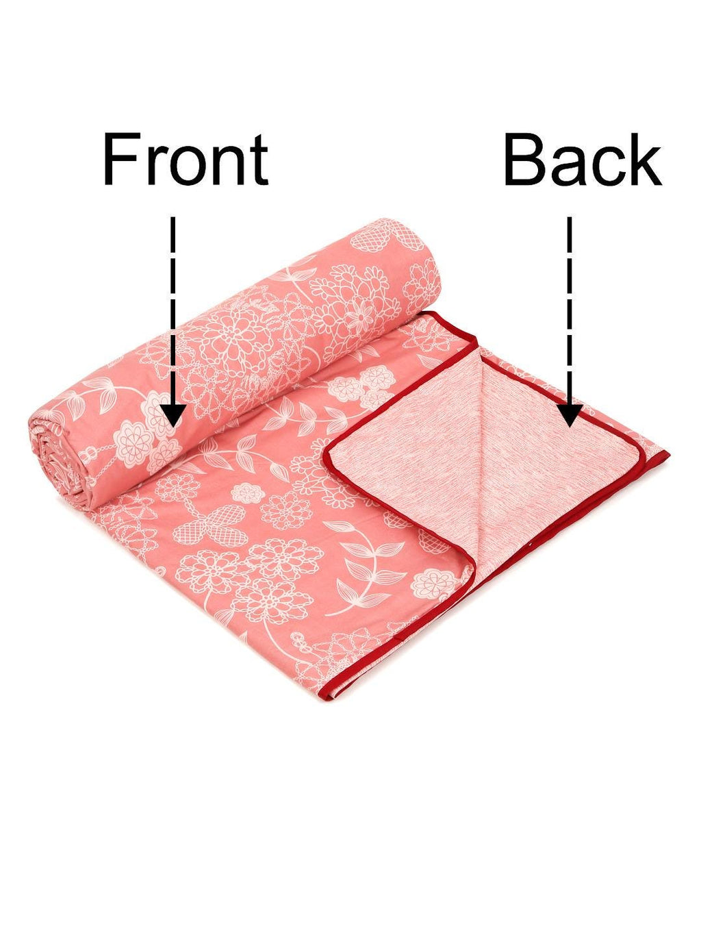 Pink 100% Cotton Dohar, Summer Dohar, Ultra-Soft Cotton Dohar for a Perfect Night's Sleep, Handicraft Cotton Dohar, Christmas Gift Dohar Set