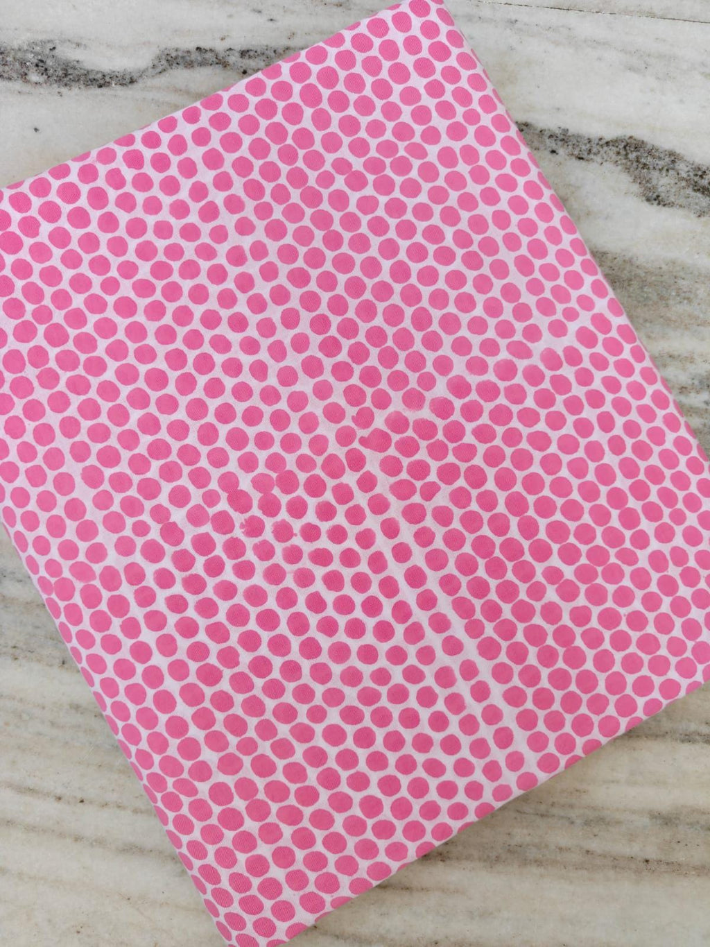 Pink Polka Dot Cotton Fabric, Small Dot Print Fabric by Yard, Soft Cotton Cloth for Sewing, Quilting Fabric, Dressmaking, Craft Fabric