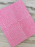 Pink Polka Dot Cotton Fabric, Small Dot Print Fabric by Yard, Soft Cotton Cloth for Sewing, Quilting Fabric, Dressmaking, Craft Fabric