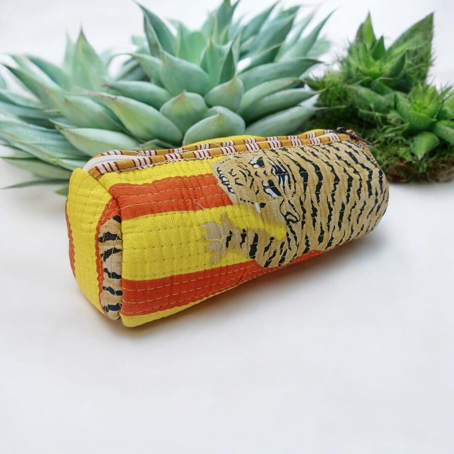 Personalized Pencil Case, Cotton Fabric Pencil Case Back To School, Gift For Her, Birthday Gift Christmas Gift, Bridesmaid Gift, Pencil Case