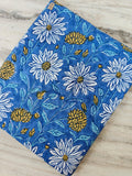Soft Cotton, Indian Hand Block Print Fabric, Floral 100% Cotton Fabric By The Yard, Fabric for Loose Running, Dress Making, Textile Fabric