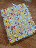 IndiaHand Block Print Fabric, Floral 100% Cotton Quilting Fabric By The Yard, Fabric For Dress Making, Loose Running Fabric, Napkin Fabric