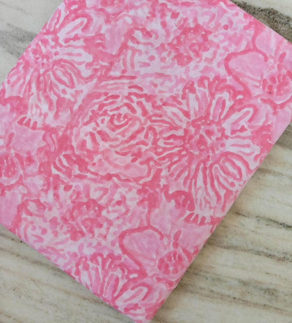 Pink Floral Cotton Fabric, Soft Rose Print Fabric, Botanical Pattern Cotton, Quilting Sewing Fabric, Dressmaking & Craft, Home Decor Napkins