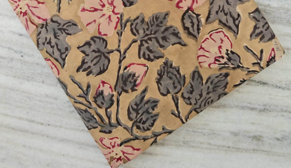Green Cotton Fabric, Indian Soft Cotton by the Yard, Textile Fabric, Napkins, Table Cover Fabric, Floral Dressmaking Fabric, Christmas Decor