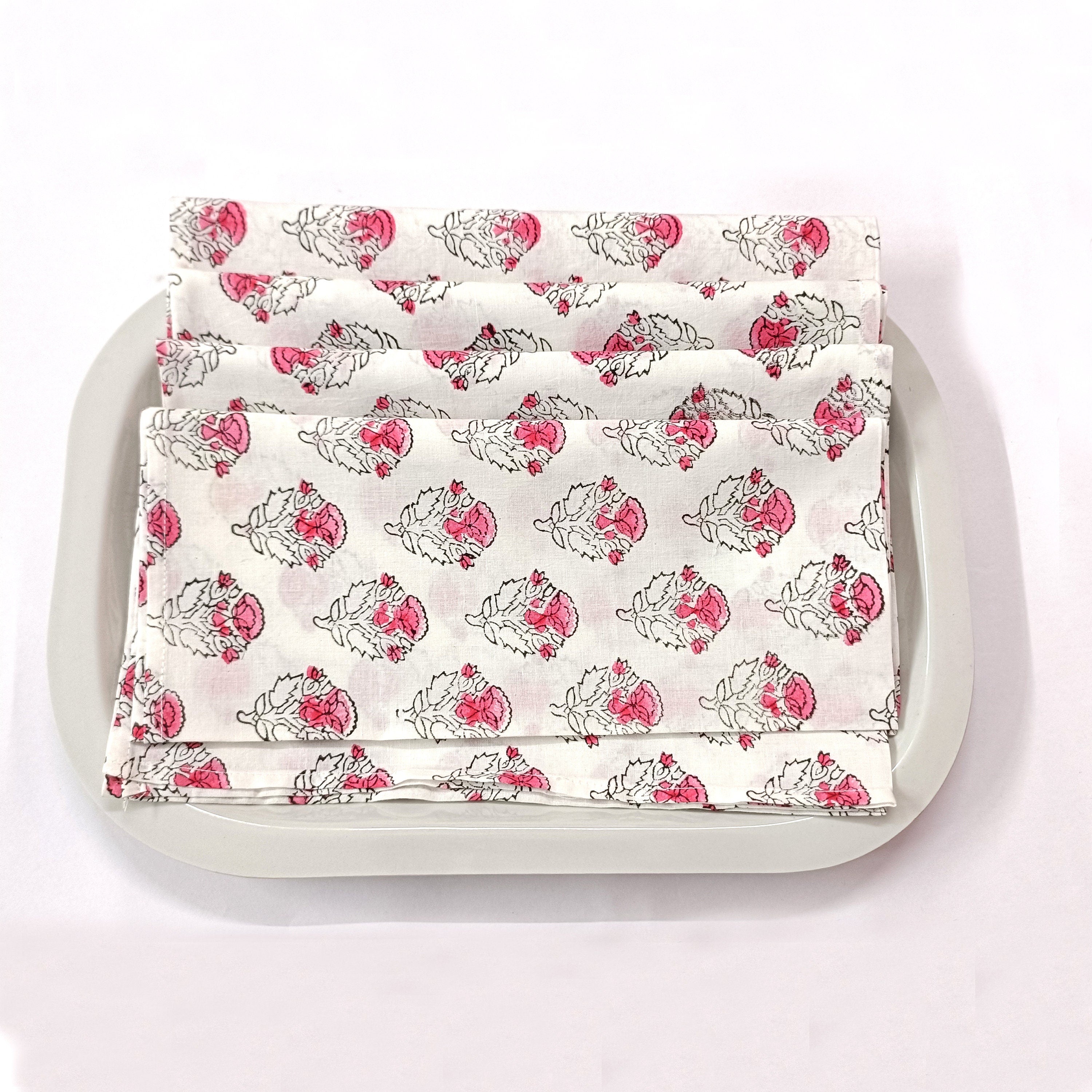 Cotton Napkins Set | Reusable Cloth Napkins | Dinner Table Decor | Eco Friendly Table Linen | Farmhouse Kitchen Napkins | Handmade Gift