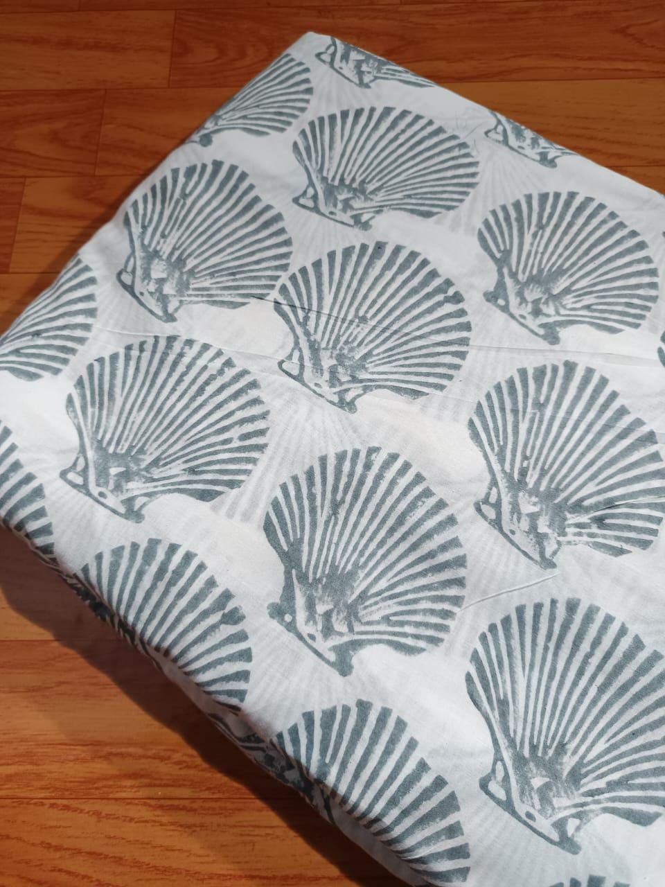 Hand Block Print Indian Soft Cotton Fabric, Floral Quilting Fabric, Loose Running Fabric, Fabric By The Yard, Fabric For Personlized Drees