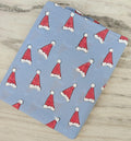 Christmas Santa Hat Cotton Fabric | Red Santa Cap Print | Holiday Sewing Material | Quilting, Christmas Fabric By The Yard | Gift For Her