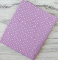 Lavender Polka Dot Cotton Fabric, Purple Fabric with White Dots, Quilting Cotton, Sewing Fabric, Dressmaking Fabric, Cute Pastel Print