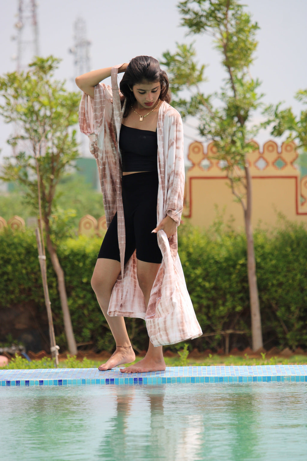Long Kimono Women, Cover Up Colorful Light Summer Jacket, Long Kimono Style Wedding Robe Bride, Multi Color Bridal Robe, Hand Tie Dye Kimono