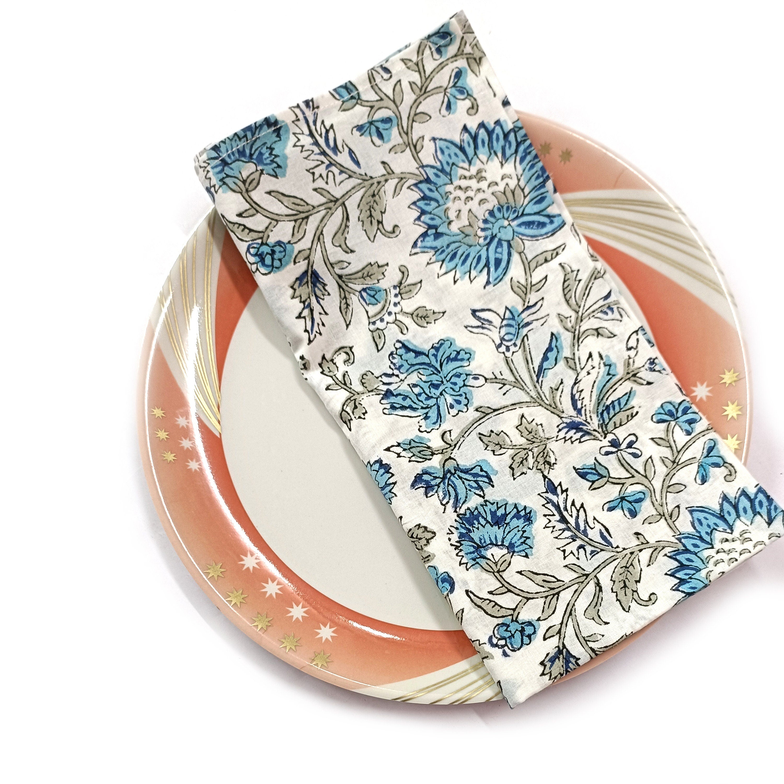 Cotton Napkins Set | Reusable Cloth Napkins | Dinner Table Decor | Eco Friendly Table Linen | Farmhouse Kitchen Napkins | Handmade Gift