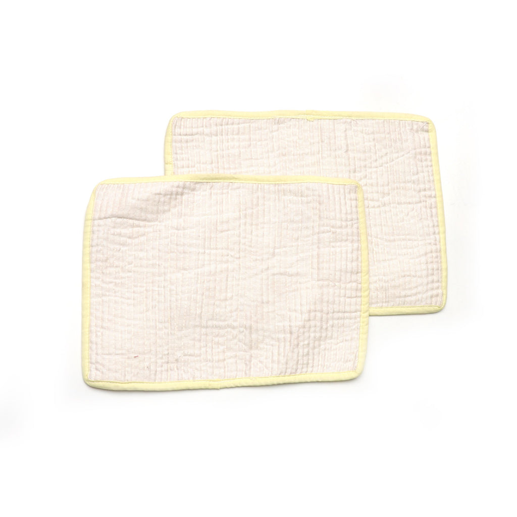 Yellow Elephant Quilted Placemats Set, Cotton Table Mats, Kids & Boho Dining Decor, Indian Elephant Print Mini Placement, Gift For Mother's