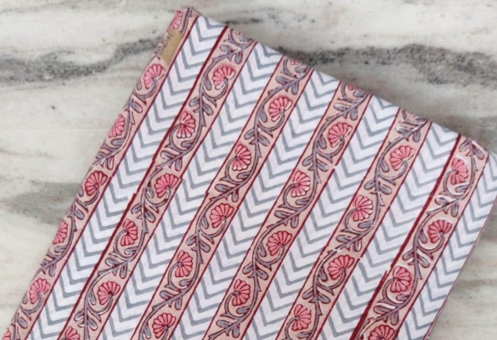 Hand Block Printed Fabric Soft Fabric, 100% Cotton Material Fabric By The Yard, Dress Fabric, Dressmaking Fabrics, Quilt Fabric, Sewing