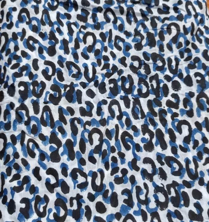 Soft Cotton, Indian Hand Block Print Fabric, Floral 100% Cotton Fabric By The Yard, Fabric for Loose Running, Dress Making, Textile Fabric