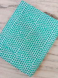 Green Polka Dot Cotton Fabric by the Yard, Designer Cotton Fabric, Modern Dot Print Fabric, Craft Fabric, Soft Cotton Dressmaking Textile