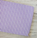 Lavender Zigzag Cotton Fabric by the Yard, Purple Chevron Geometric Print Fabric, Quilting Sewing Craft Fabric, Modern Home Decor Material