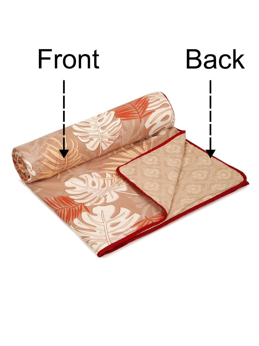 100% Cotton Dohar, Pink Color Summer Dohar, Ultra-Soft Cotton Dohar for a Perfect Night's Sleep, Handicraft Cotton Dohar, Christmas Dohar