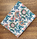 Colourful Soft Floral Cotton Fabric, Hand Block Print Fabric by Yard, Indian Cotton Cloth, Sewing Quilting Dressmaking, Loose Running Fabric