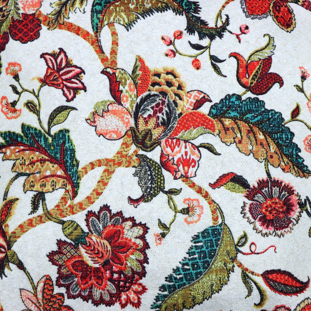 Hand Block Print Fabric Cushion Cover, Floral 100% Cotton Quilting Fabric Cushion, Handmade Throw Pillow Decorative Home Decor Pillow Cover