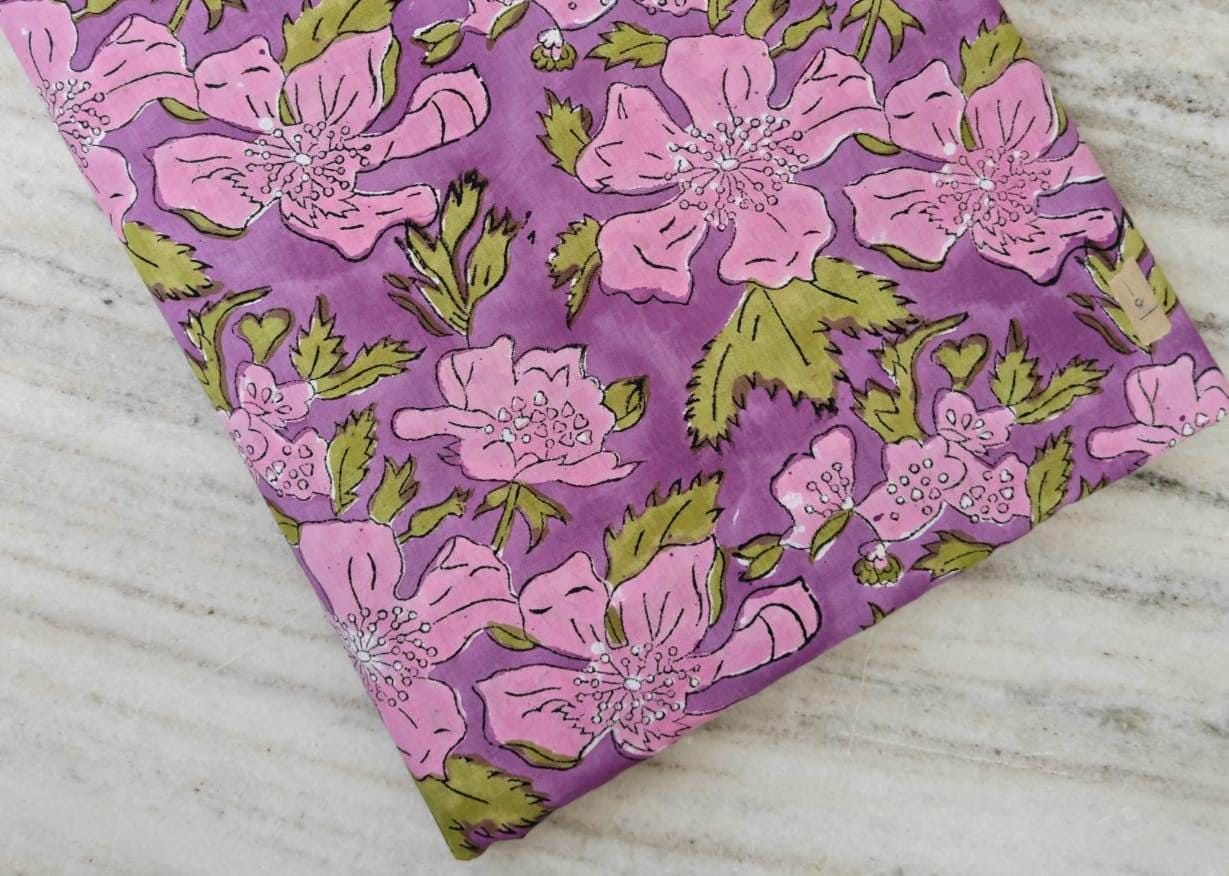 Hand Block Printed Fabric Soft Fabric, 100% Cotton Material Fabric By The Yard, Dress Fabric, Dressmaking Fabrics, Quilt Fabric, Sewing