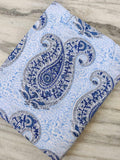 Indian Hand Block Print Fabric, Floral 100% Cotton Quilting Fabric By The Yard, Handmade Fabric, Loose Running Fabric, Textile Fabric, Gifts