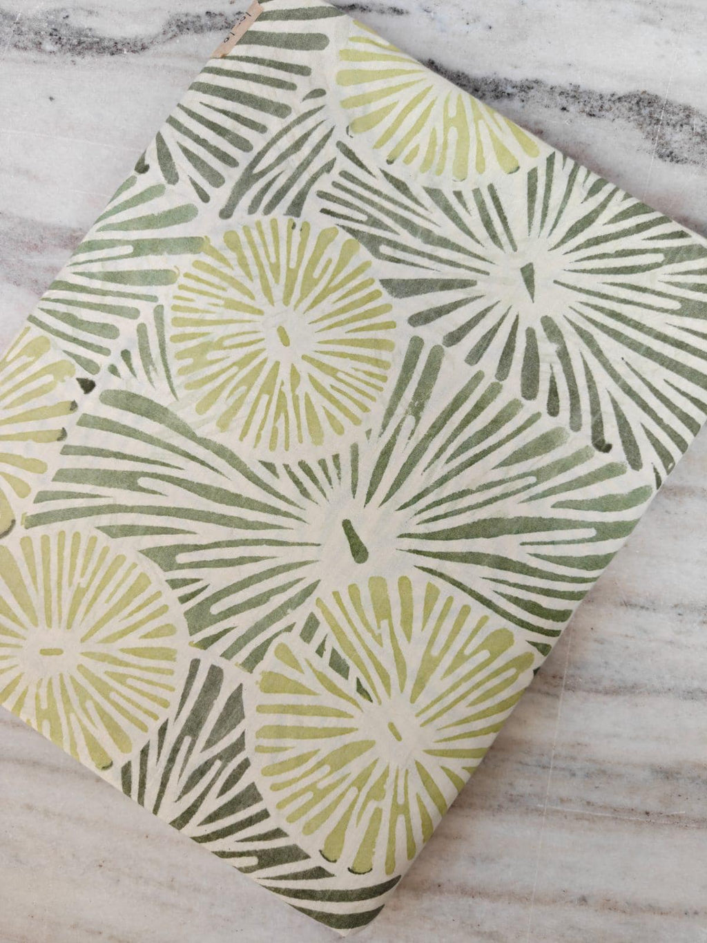 Soft Green Color Botanical Fabric, Abstract Leaf Sunburst Print, Sage Green Modern Floral Fabric, Minimalist Nature Pattern Sewing Fabric