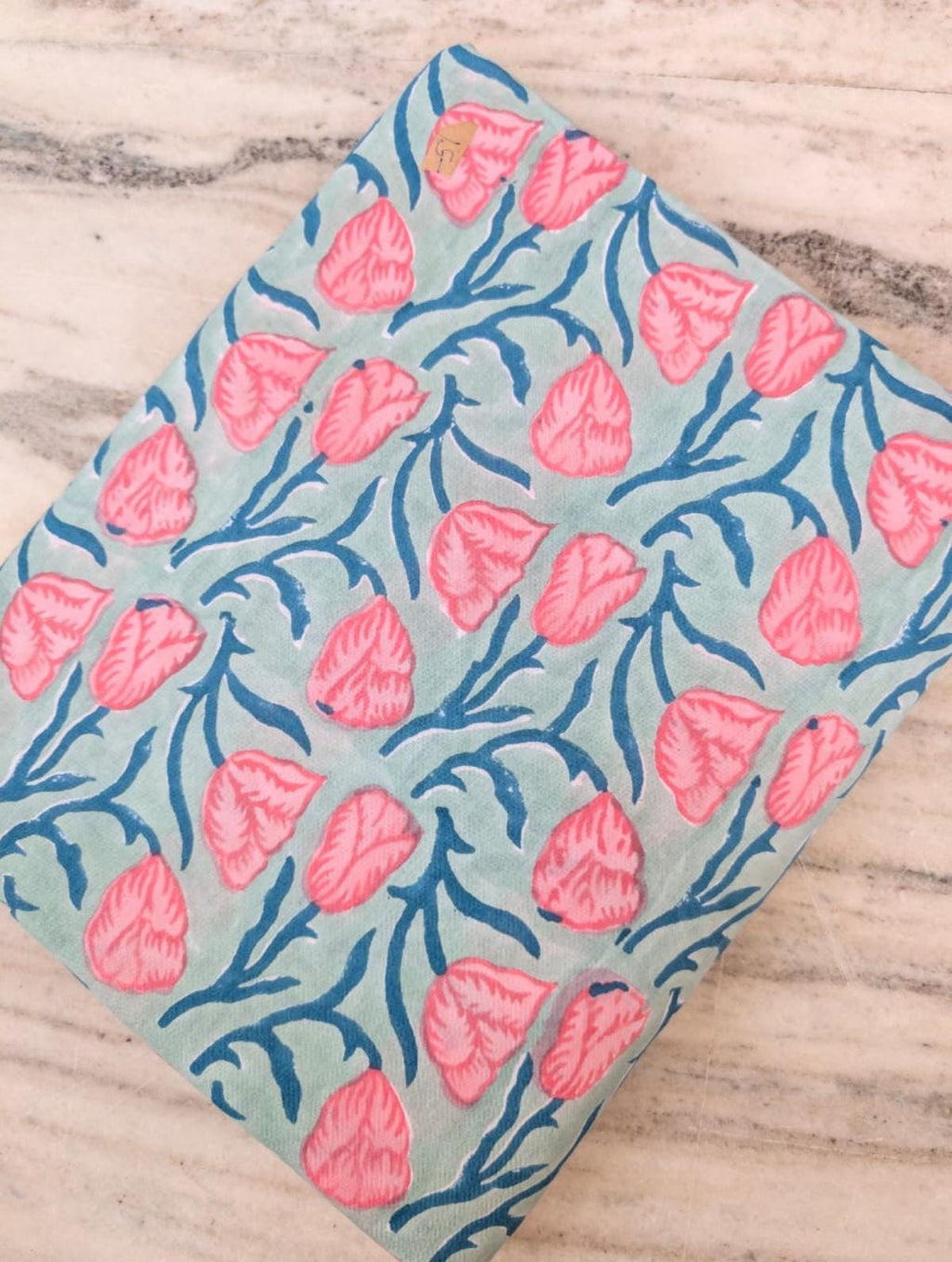 Indian Hand Block Print Fabric, Floral 100% Cotton Quilting Fabric By The Yard, Fabric For Dress Making, Loose Running Fabric, Napkin Fabric