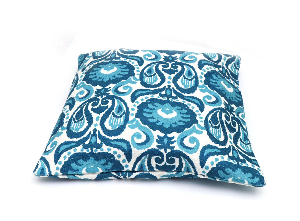 Hand Block Print Fabric Cushion Cover, Floral 100% Cotton Quilting Fabric Cushion, Handmade Throw Pillow Decorative Home Decor Pillow Cover
