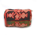 Handcrafted Embroidered Fabric Jewellery Pouch with Zip Closure, Jewellery Bag, Kantha Travel Pouch, Indian Textile Storage Pouch, Gifts