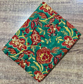 Emerald Green Floral Indian Hand Block Print Fabric, Soft Cotton Fabric, Floral 100% Cotton Fabric By The Yard, Fabric For Loose Running
