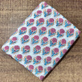 Colourful Indian Hand Block Print Fabric, Soft Cotton Fabric, Floral 100% Cotton Fabric By The Yard, Fabric For Loose Running Textile Fabric