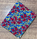 Blue Floral Block Print Cotton Fabric by the Yard | Indian Handmade Cotton for Sewing, Quilting & Dressmaking | Printed Floral Fabrics