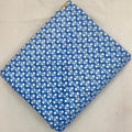 Blue White Hand Block Print Cotton Fabric, Floral Buti Print Indian Fabric by Yard, Soft Craft Sewing Material for Dress, Quilt, Home Decor