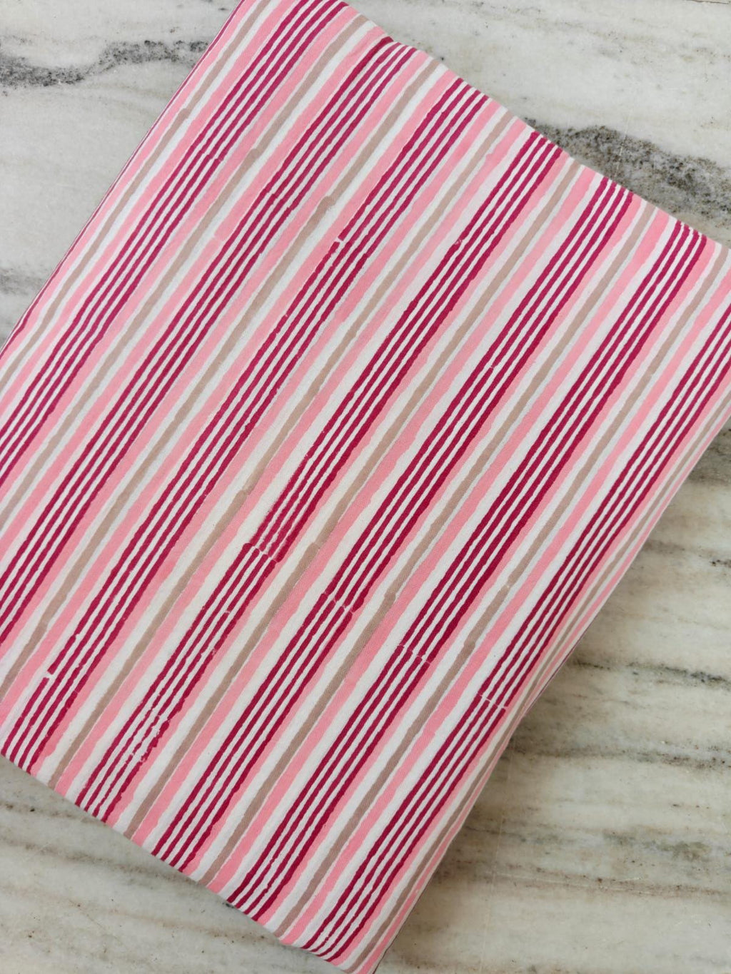 Pink Striped Cotton Fabric, Soft Quilting Fabric by the Yard, Modern Stripe Craft Sewing Material, Quilting & Apparel Fabric, Napkins