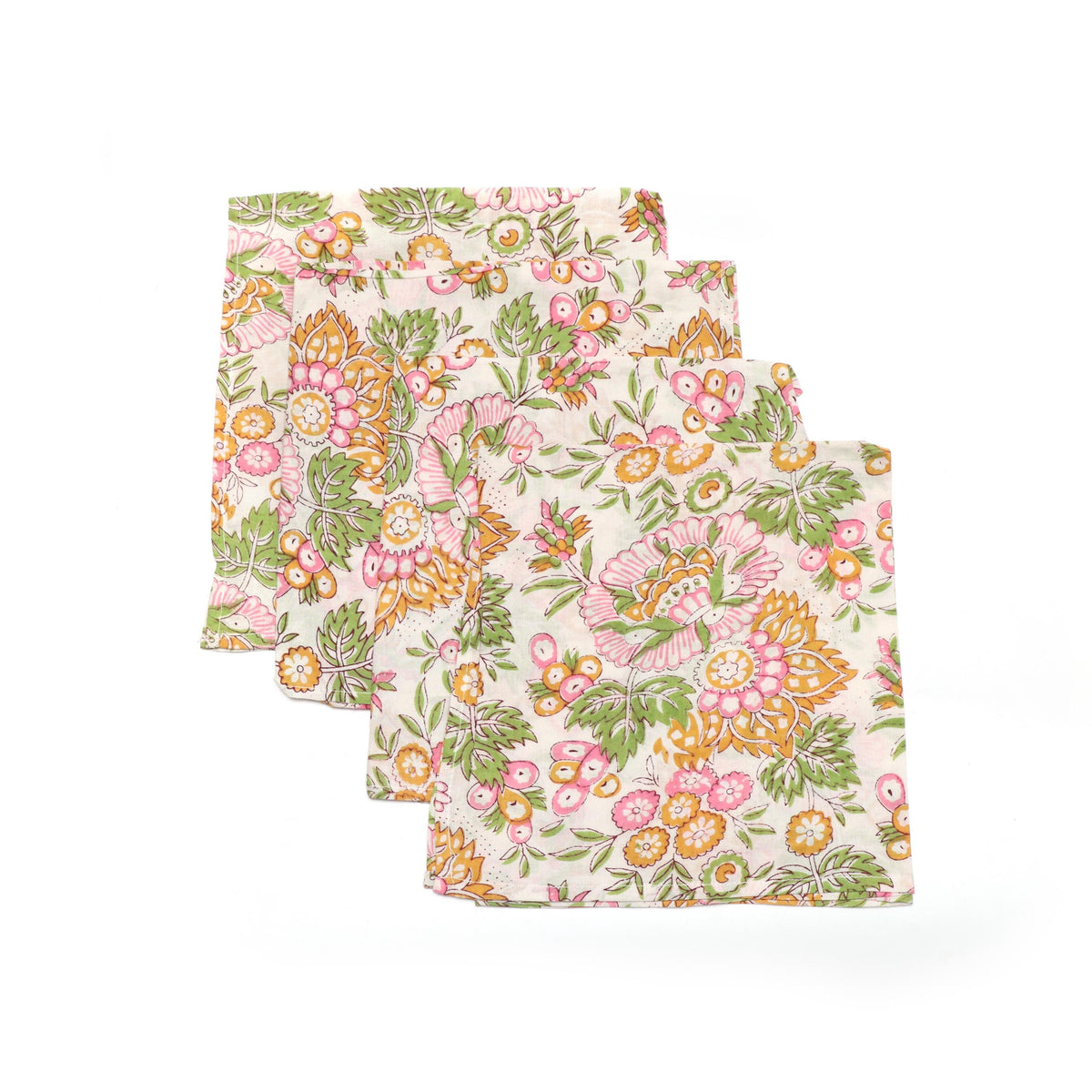 Pink Cotton Dinner Napkins Set | Reusable Cloth Napkins | Table Linen Decor | Eco Friendly Wedding Napkins | Farmhouse Kitchen Table Setting