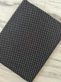 Black Polka Dot Cotton Fabric by Yard, Small Dot Print Cotton Textile, Modern Quilting Napkins Fabric, Dressmaking Fabric, Apparel Fabric