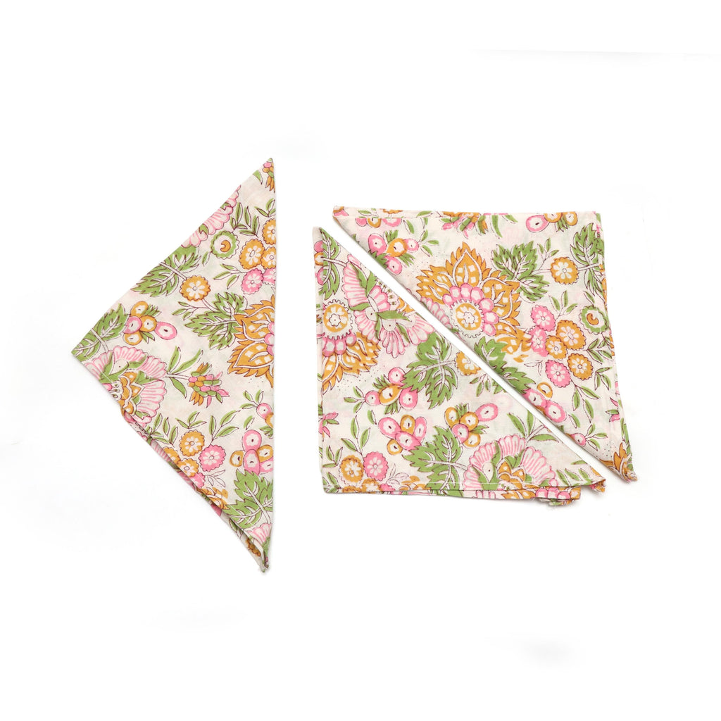 Pink Cotton Dinner Napkins Set | Reusable Cloth Napkins | Table Linen Decor | Eco Friendly Wedding Napkins | Farmhouse Kitchen Table Setting