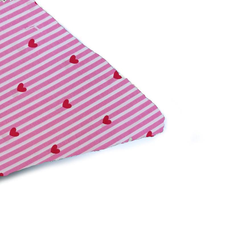 Pink Heart Cotton Cushion Cover, Red Heart Striped Throw Pillow Cover, Valentine Decorative Pillow, Cute Coquette Home Decor, Gift for Her