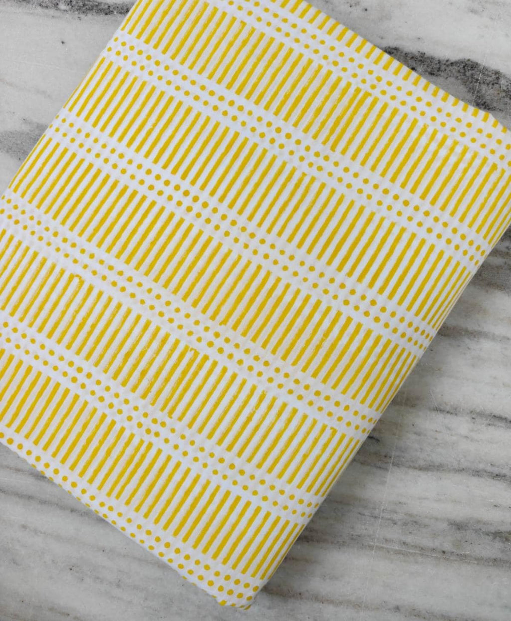 Yellow & White Cotton Fabric, Geometric Stripe Print, Indian Cotton Fabric, Modern Sewing, Quilting Craft Fabric, Home Decor Fabric, Napkins